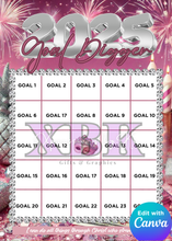 Load image into Gallery viewer, 2025 Bingo Goals Card
