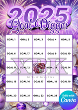 Load image into Gallery viewer, 2025 Bingo Goals Card
