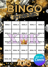 Load image into Gallery viewer, 2025 Bingo Goals Card
