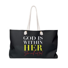 Load image into Gallery viewer, GOD is Within Her Tote Bag MTO
