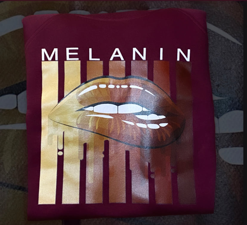 Melanin Shades w/Lips Sweatshirt