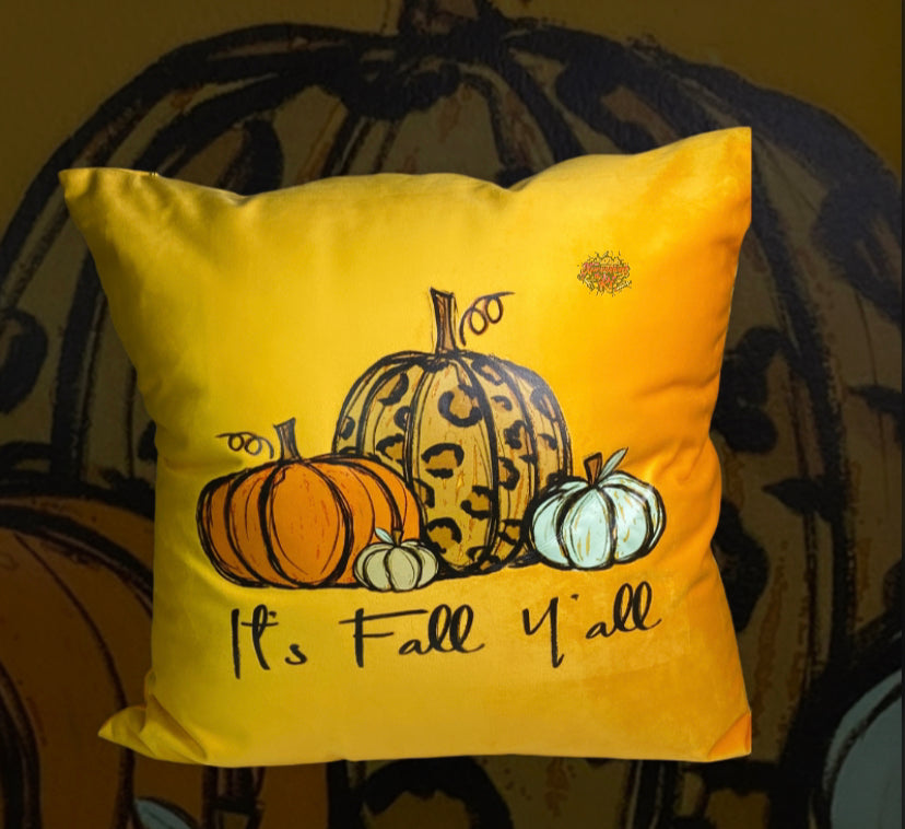 It’s Fall Y’all Throw Pillow